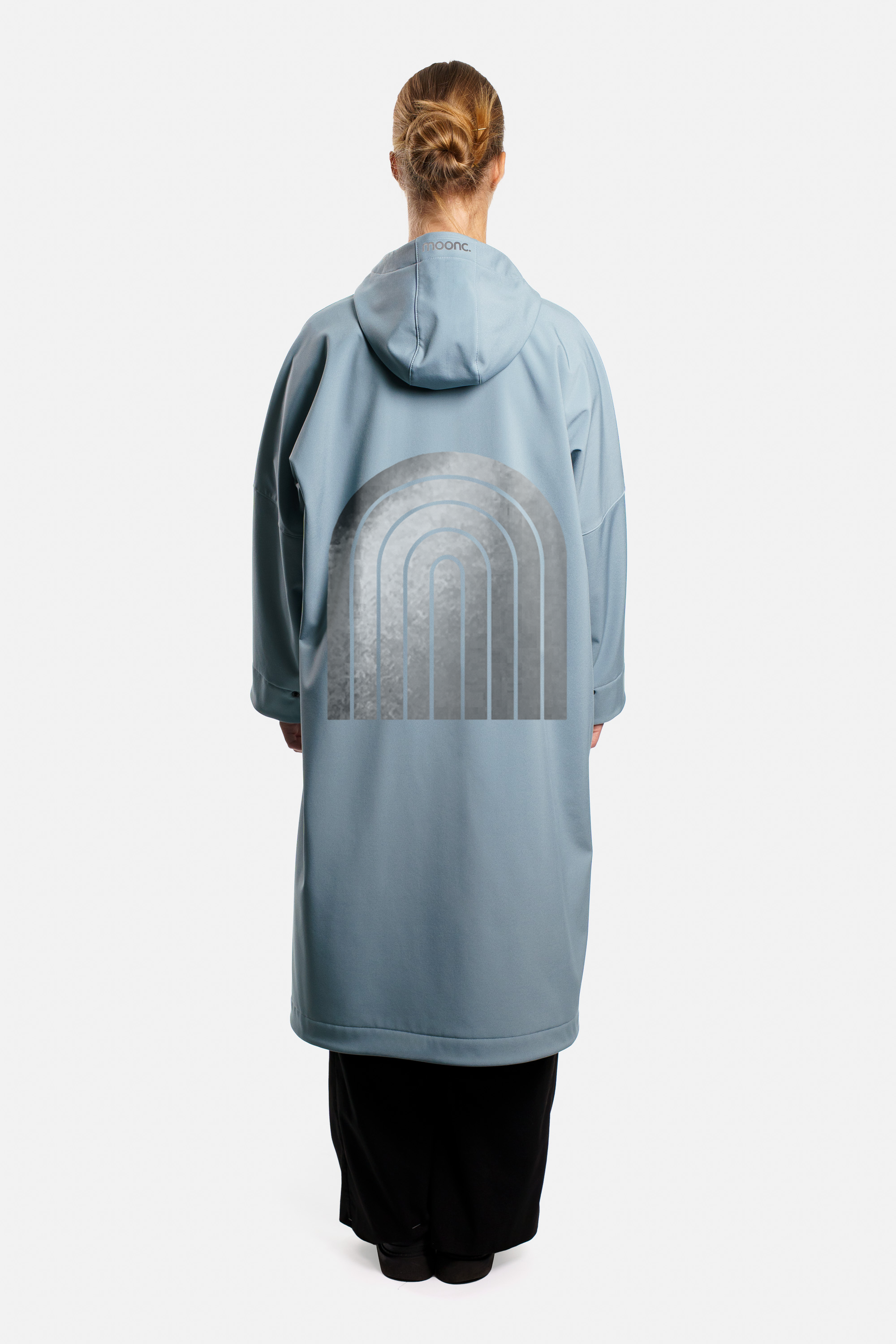 Softshell-Regenmantel mit reflektierendem Waldmotiv, Unisex