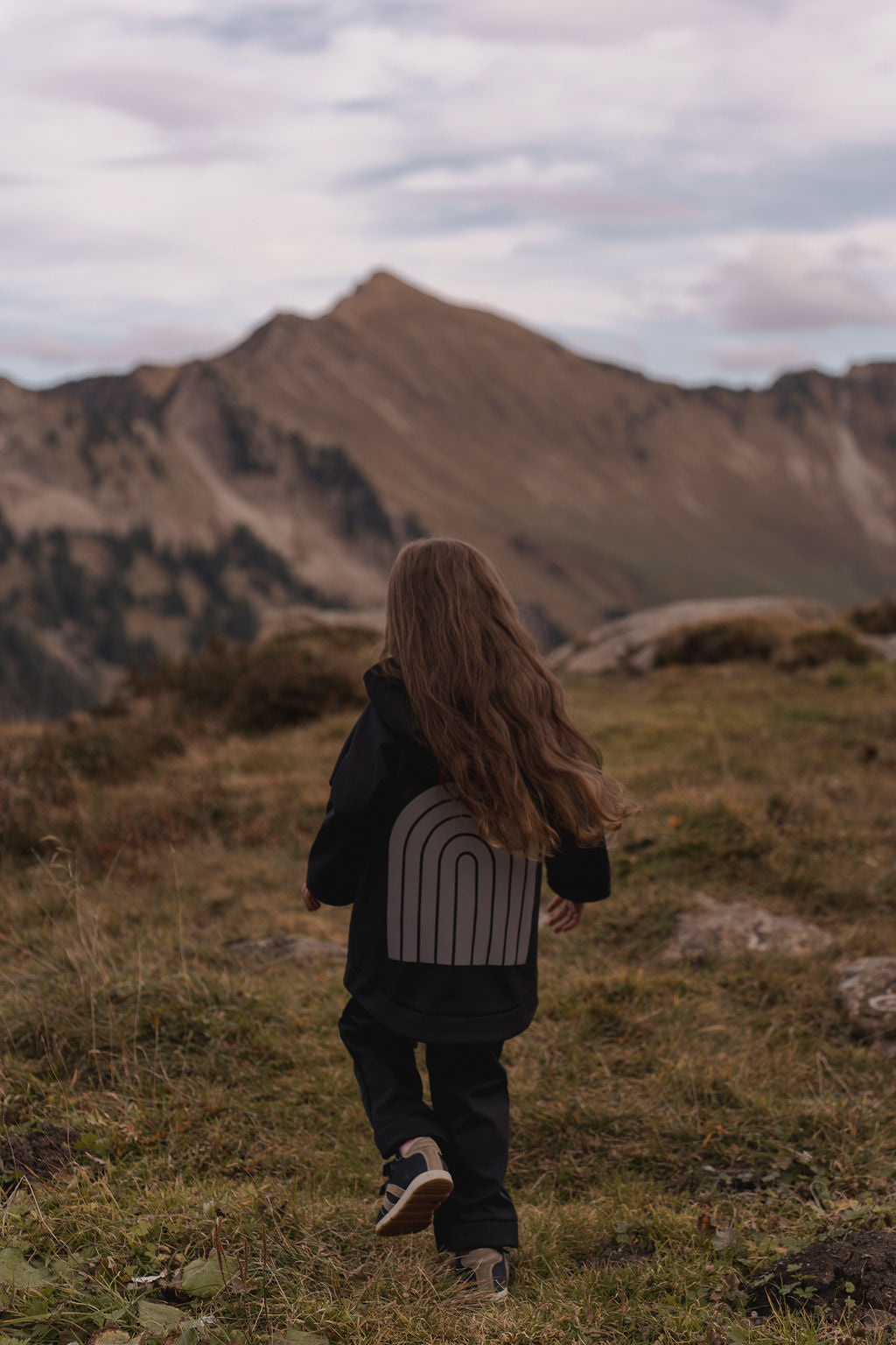 Reflective Rain Set - Silver Rainbow / Black