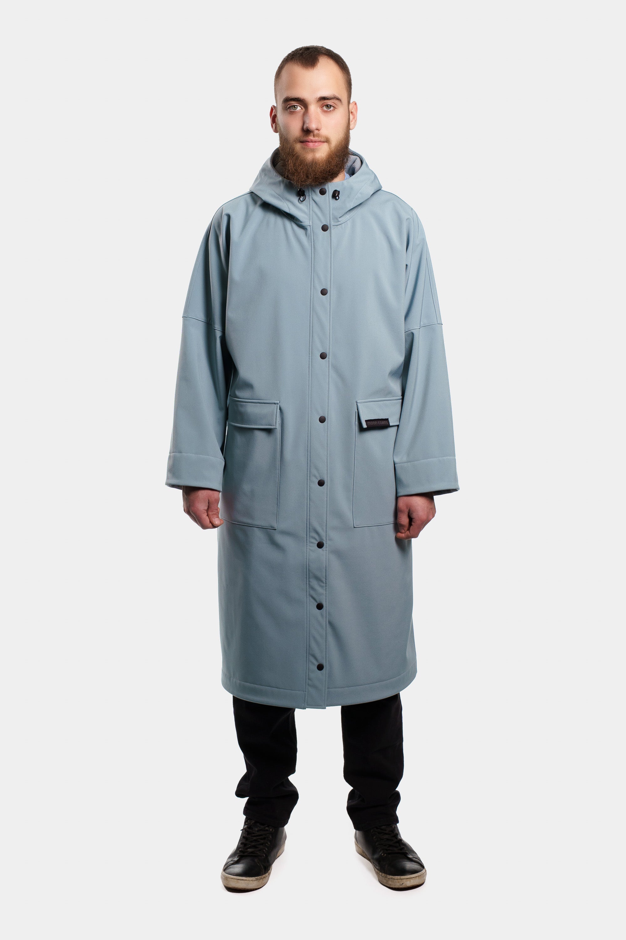 Softshell-Regenmantel mit reflektierendem Waldmotiv, Unisex