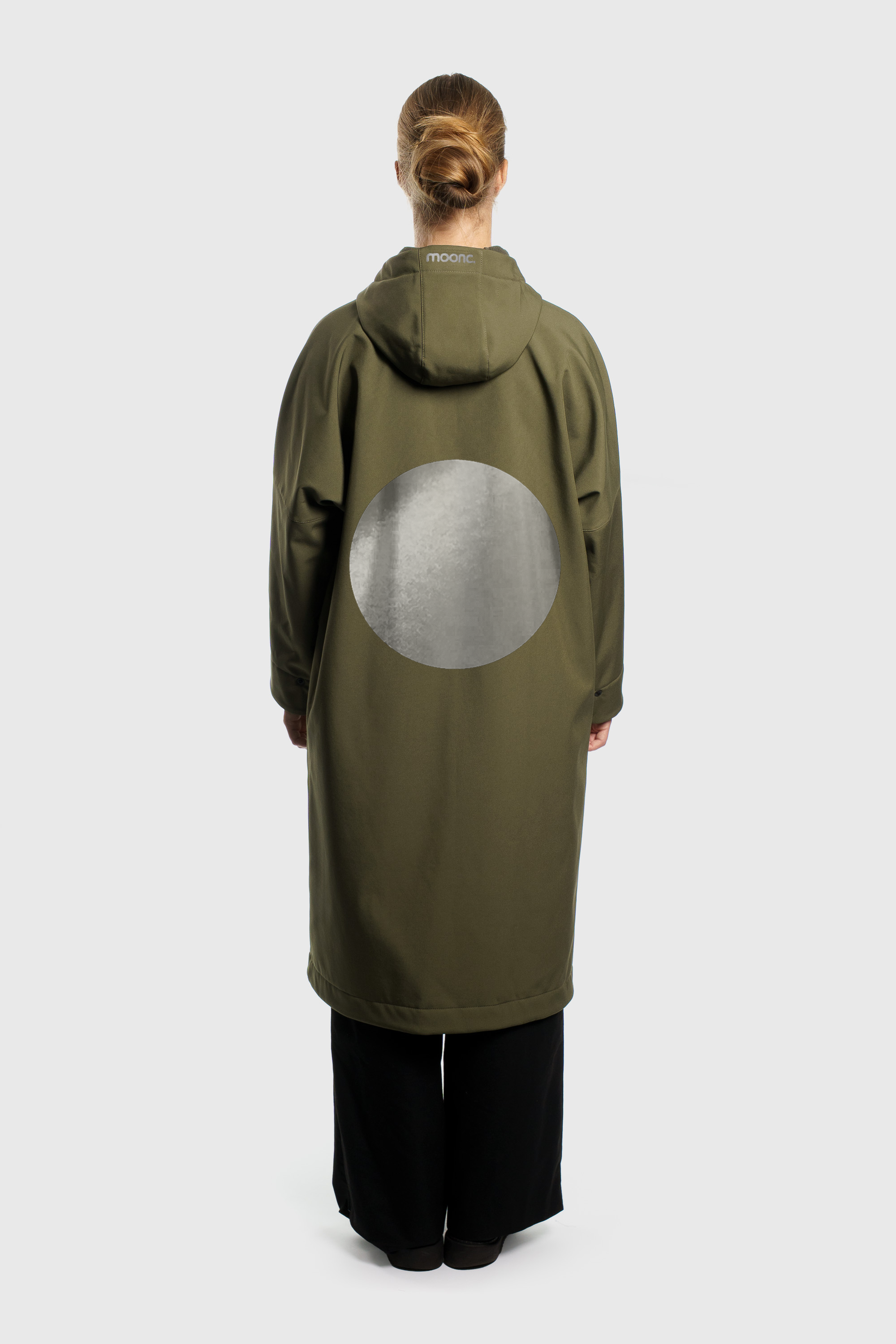 Softshell-Regenmantel mit reflektierendem Waldmotiv, Unisex