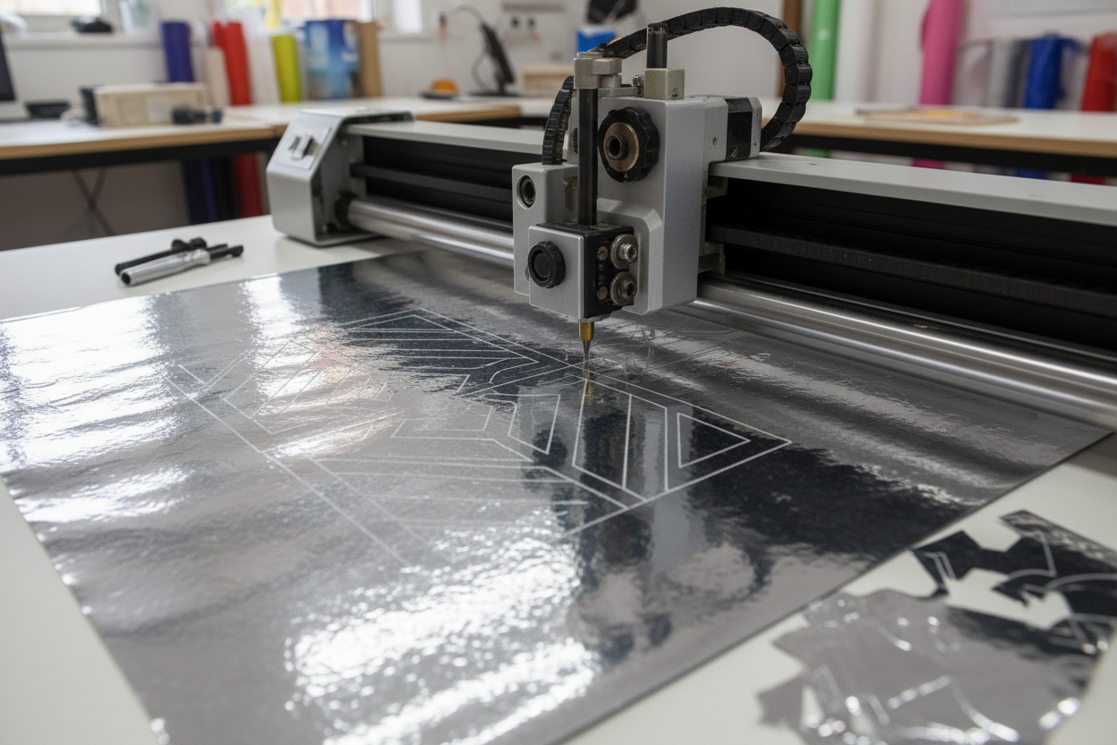 mm try than plotter doiing reflector cut 